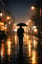 雨後的街