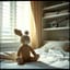 Fairy and a stuffed toy