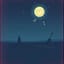Mirando a la luna