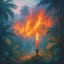 Candle lit Jungle