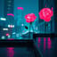 Neon Roses"