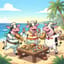 Friday Night BBQ At Coconut Bay